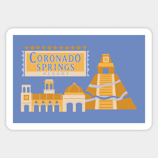 Coronado Springs Resort Sticker by Lunamis